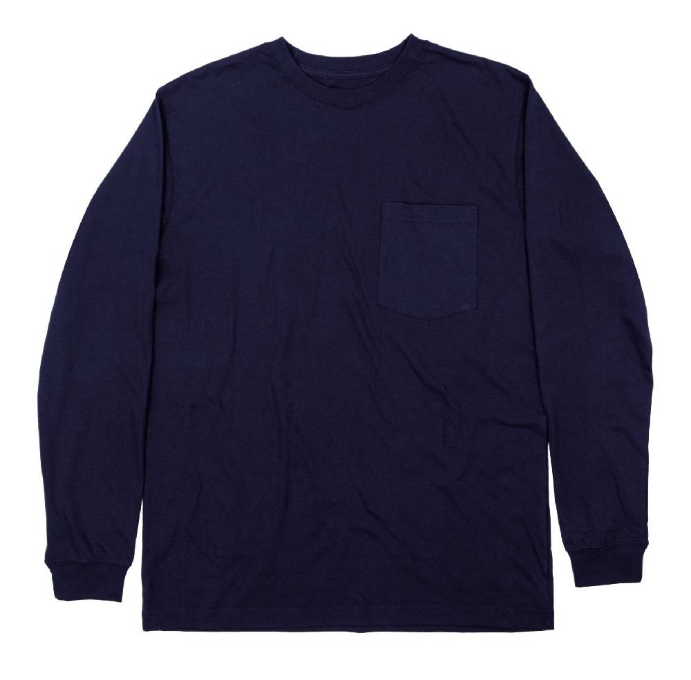 Men's Berne Lightweight Performance Long Sleeve Tee Navy